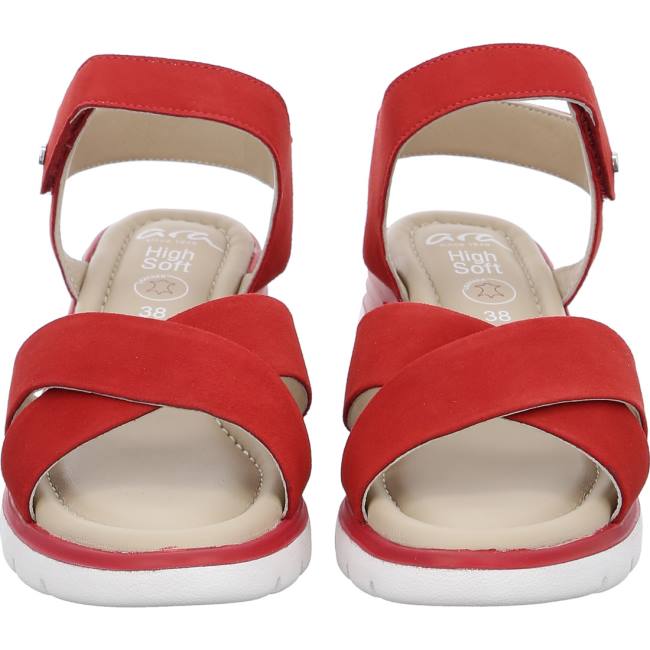 Red Ara Shoes Rimini Women's Sandals | ARA973CMJ