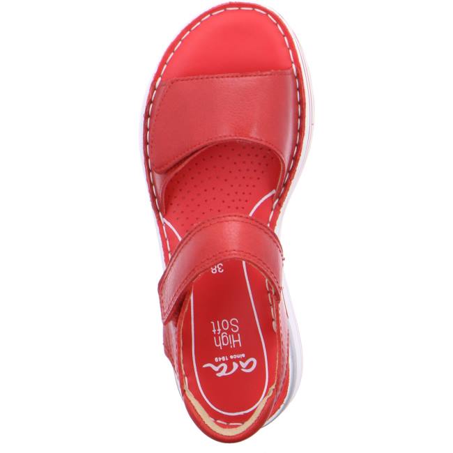 Red Ara Shoes Sapporo Women's Sandals | ARA730DXJ