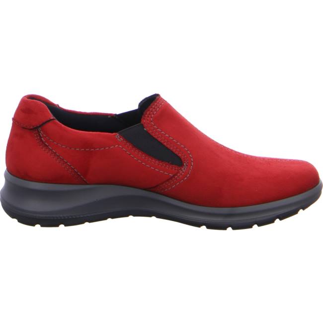 Red Ara Shoes Slip-ons Tokio Women's Loafers | ARA781HMQ