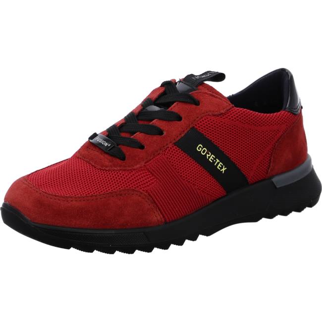 Red Ara Shoes Venice Chilli Women\'s Sneakers | ARA921CWP