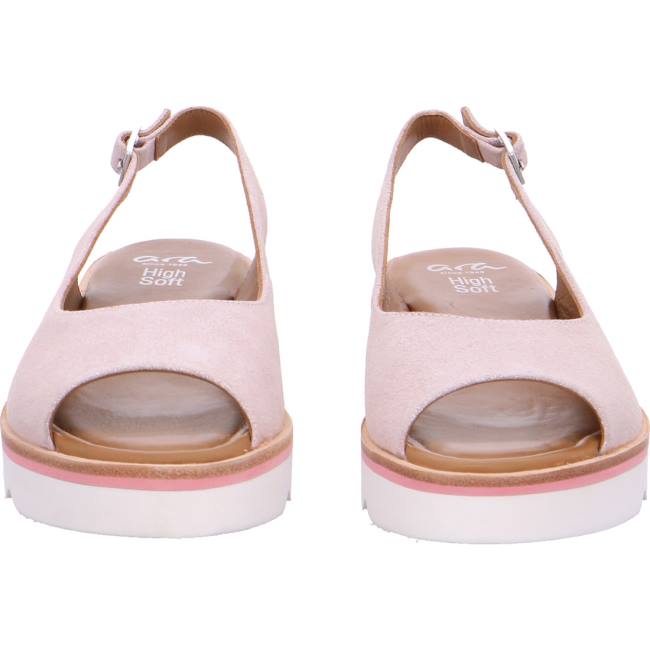 Rose Ara Shoes Genua Gold Women's Sandals | ARA321DZG