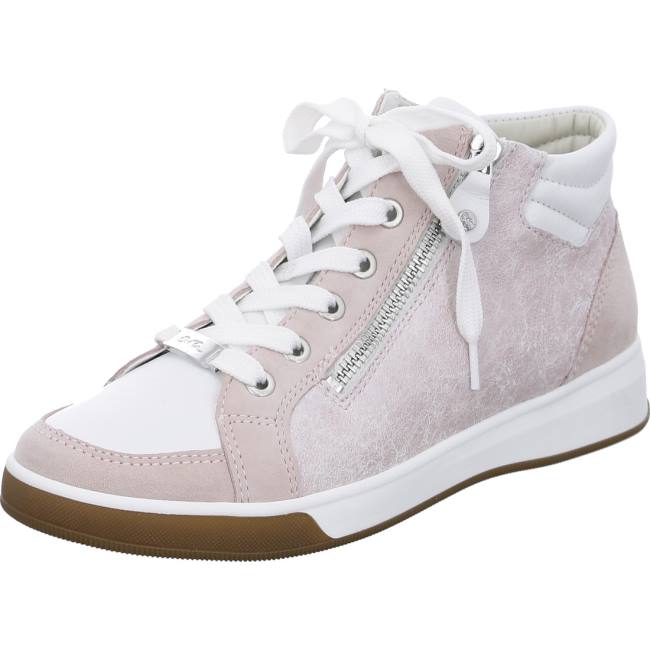 Rose Ara Shoes High Top Rom Women\'s Sneakers | ARA063FZB