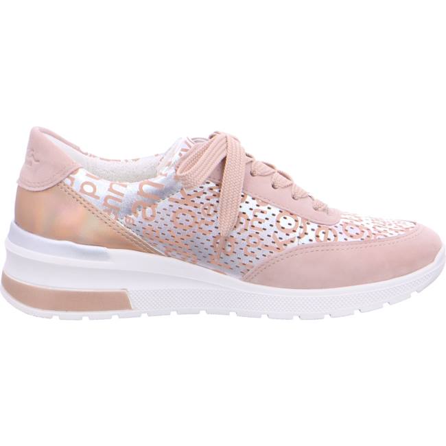 Rose Ara Shoes Lace-ups Neapel Powder Women's Sneakers | ARA564HOL