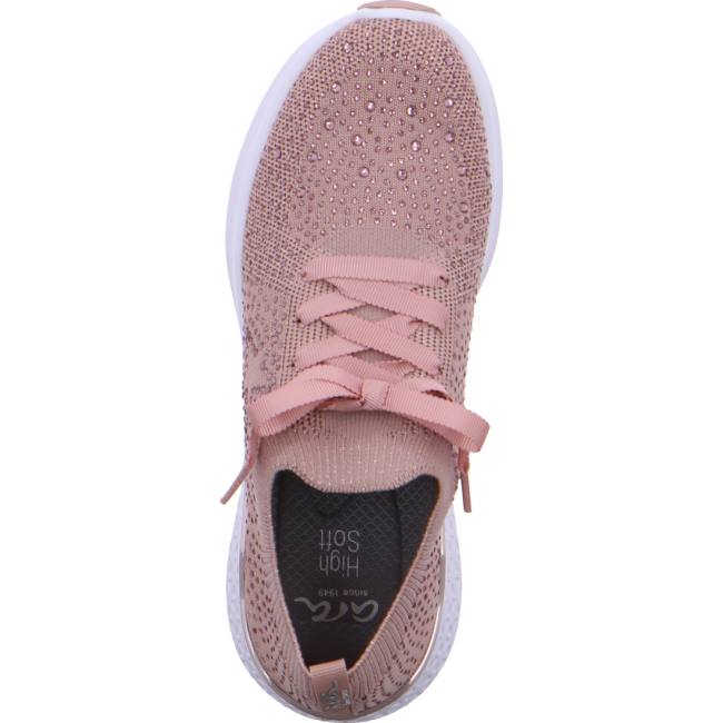 Rose Ara Shoes Maya Powder Women's Sneakers | ARA316XVM