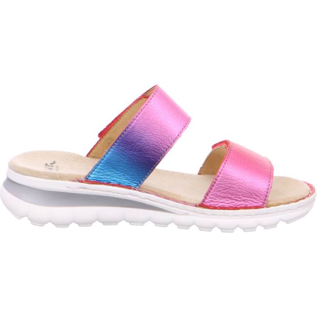 Rose Ara Shoes Tampa Rainbow Women's Mules | ARA896HNZ