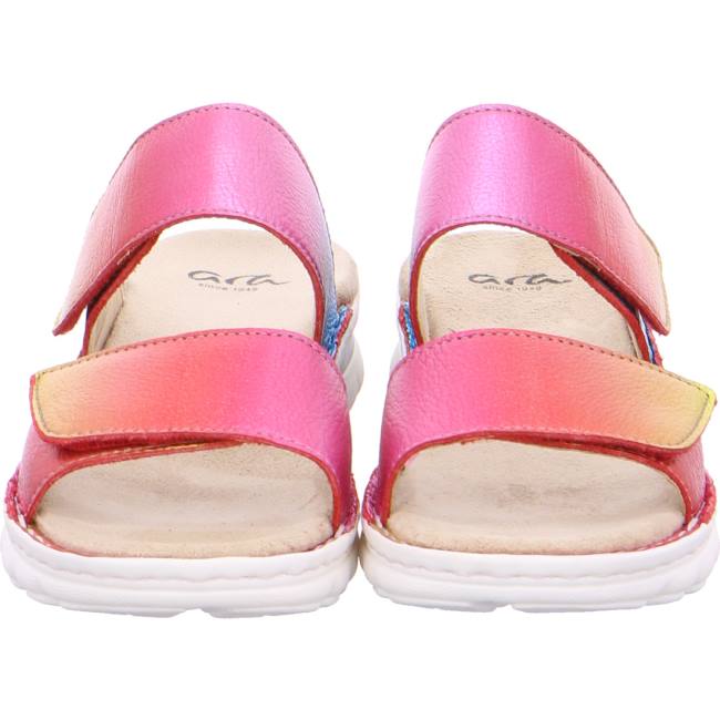 Rose Ara Shoes Tampa Rainbow Women's Mules | ARA896HNZ