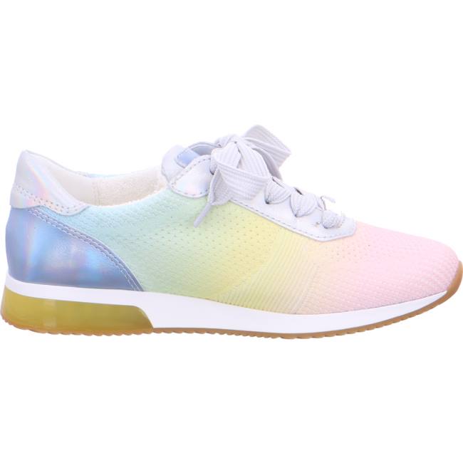 Rose / Yellow / White Ara Shoes Lissabon Pastel Women's Sneakers | ARA039GWF