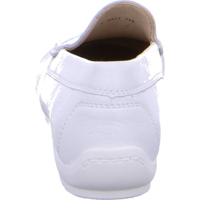 White Ara Shoes Alabama Women's Loafers | ARA170KFS