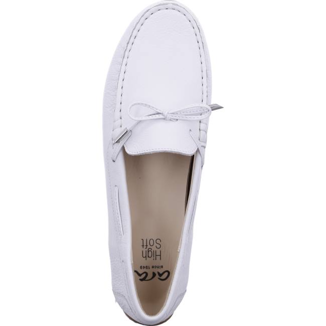 White Ara Shoes Alabama Women's Loafers | ARA751WOA