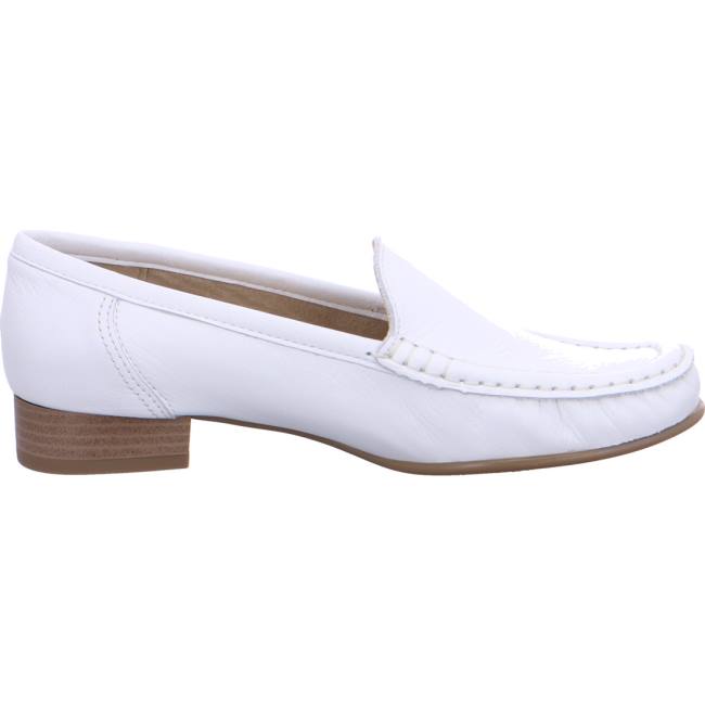 White Ara Shoes Atlanta Women's Loafers | ARA149EAW