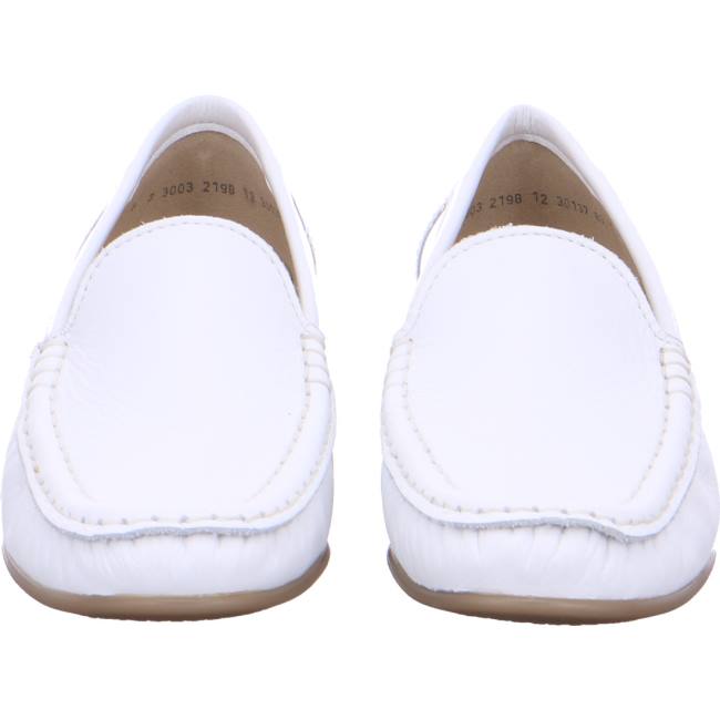 White Ara Shoes Atlanta Women's Loafers | ARA149EAW