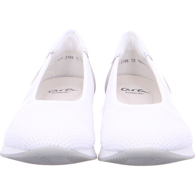 White Ara Shoes Ballet Pumps Porto Women's Ballerina | ARA104GDQ