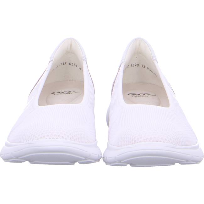 White Ara Shoes Ballet Pumps Porto Women's Ballerina | ARA951AOX