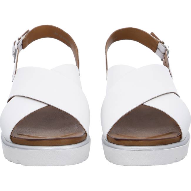 White Ara Shoes Bilbao Women's Sandals | ARA089KLA