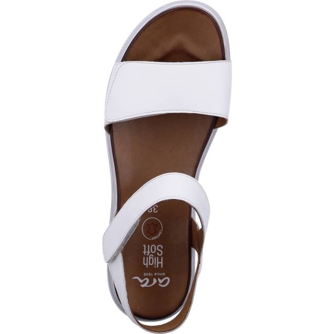 White Ara Shoes Bilbao Women's Sandals | ARA384KYD