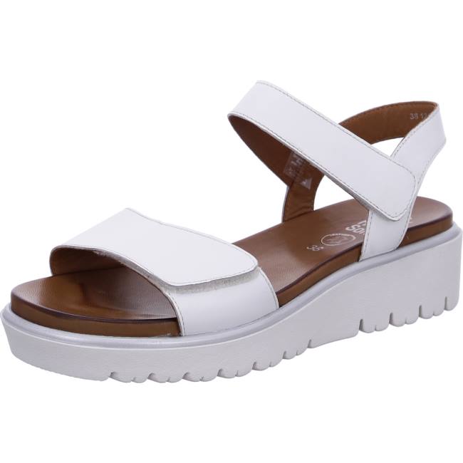 White Ara Shoes Bilbao Women\'s Sandals | ARA384KYD