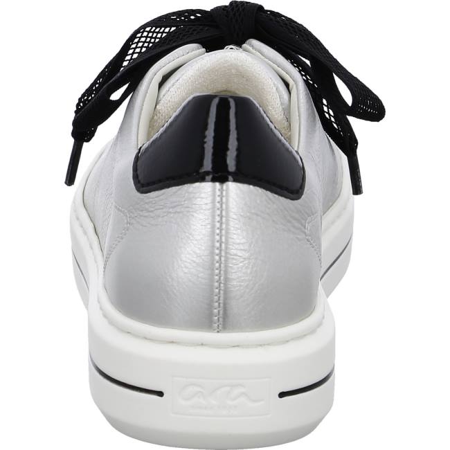 White Ara Shoes Courtyard Gold Women's Sneakers | ARA137TWI