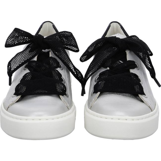 White Ara Shoes Courtyard Gold Women's Sneakers | ARA137TWI