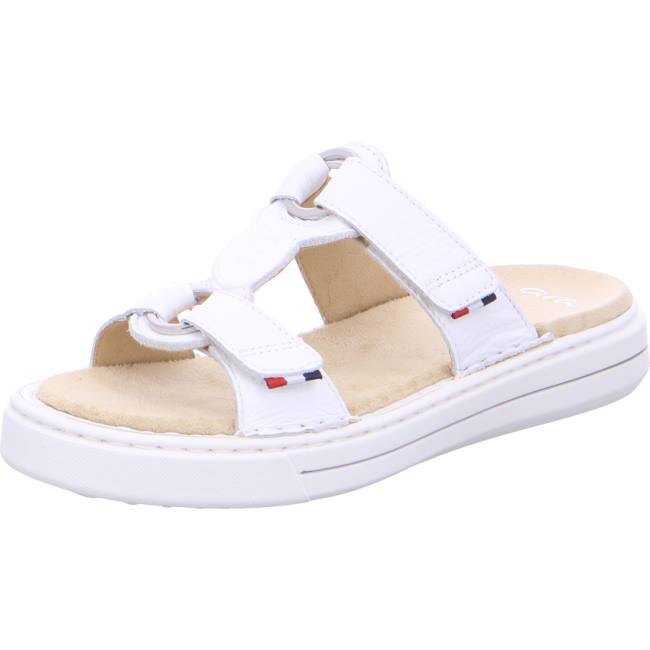 White Ara Shoes Courtyard Women\'s Mules | ARA329JRF