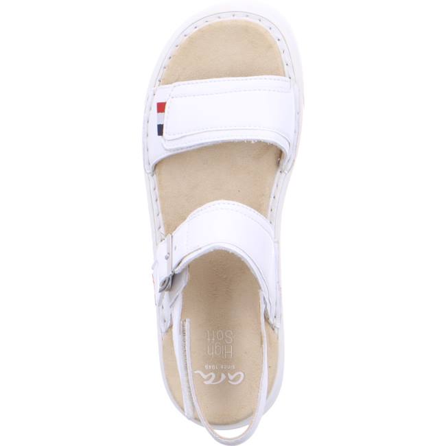 White Ara Shoes Courtyard Women's Sandals | ARA190GIM