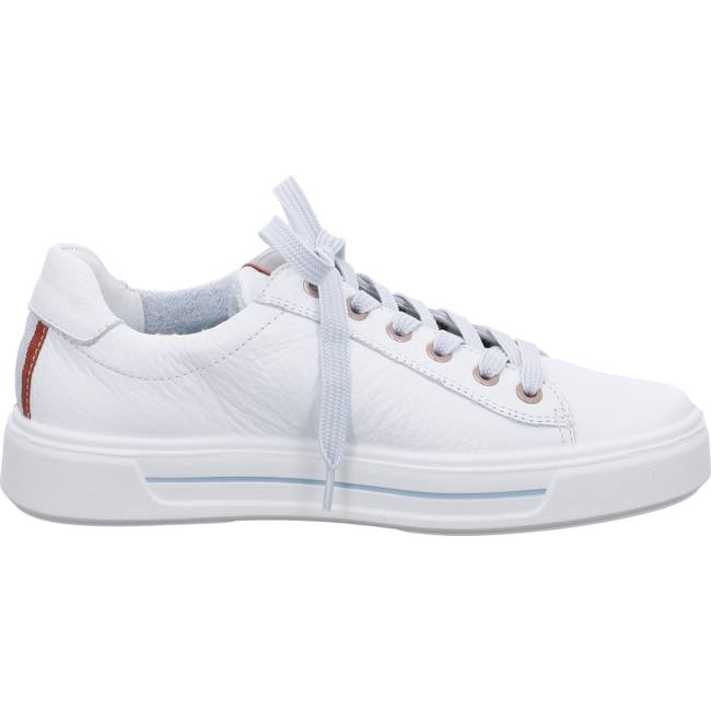 White Ara Shoes Courtyard Women's Sneakers | ARA429OBC