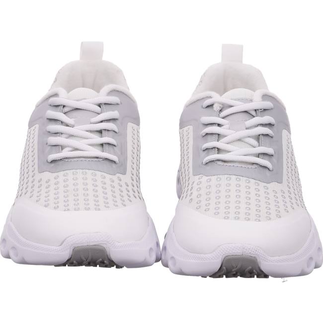 White Ara Shoes Energystep Racer Women's Sneakers | ARA257IHZ