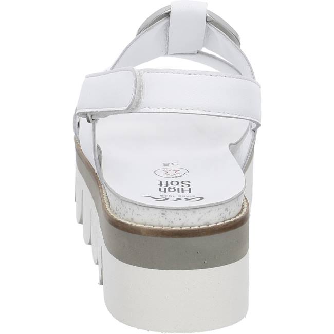 White Ara Shoes Florenz Women's Sandals | ARA427YVD