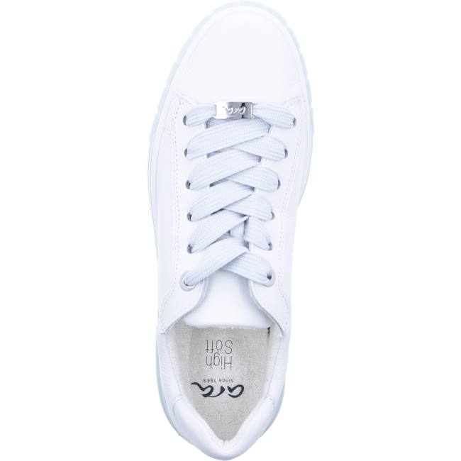 White Ara Shoes Frisco Aqua Women's Sneakers | ARA283MJG