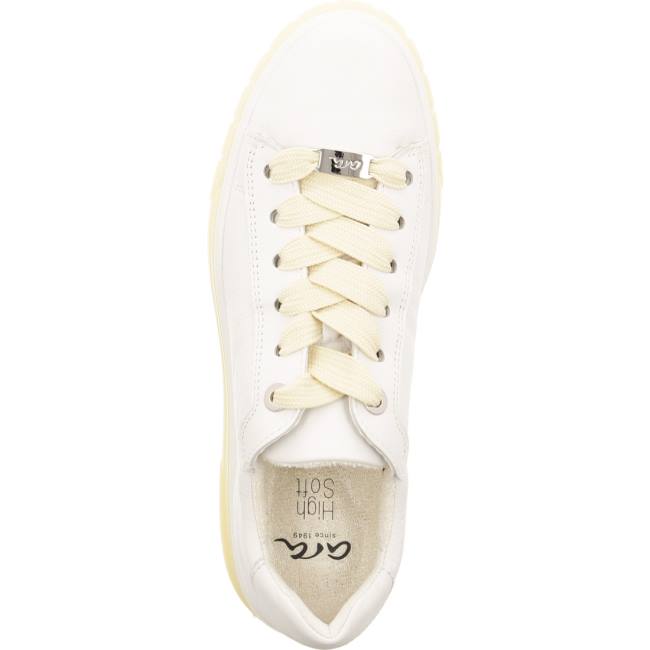 White Ara Shoes Frisco Sole Women's Sneakers | ARA208WLX