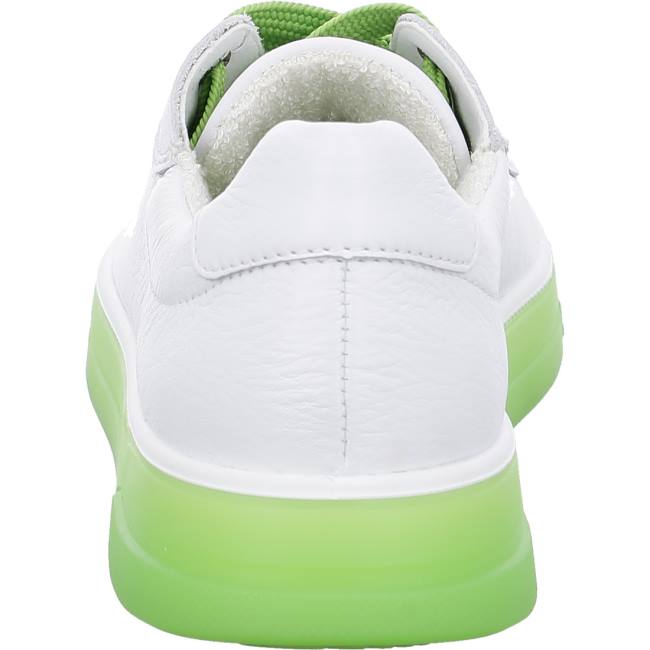 White Ara Shoes Frisco-green Women's Sneakers | ARA913EKO