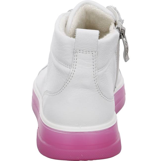 White Ara Shoes Frisco-pink Women's Sneakers | ARA425ZPD