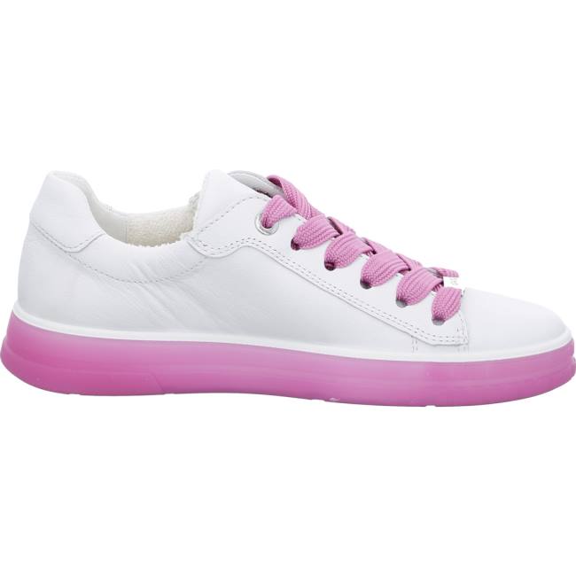 White Ara Shoes Frisco-pink Women's Sneakers | ARA835UBY