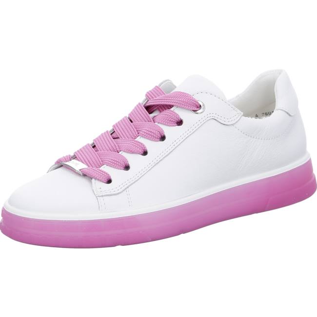 White Ara Shoes Frisco-pink Women\'s Sneakers | ARA835UBY