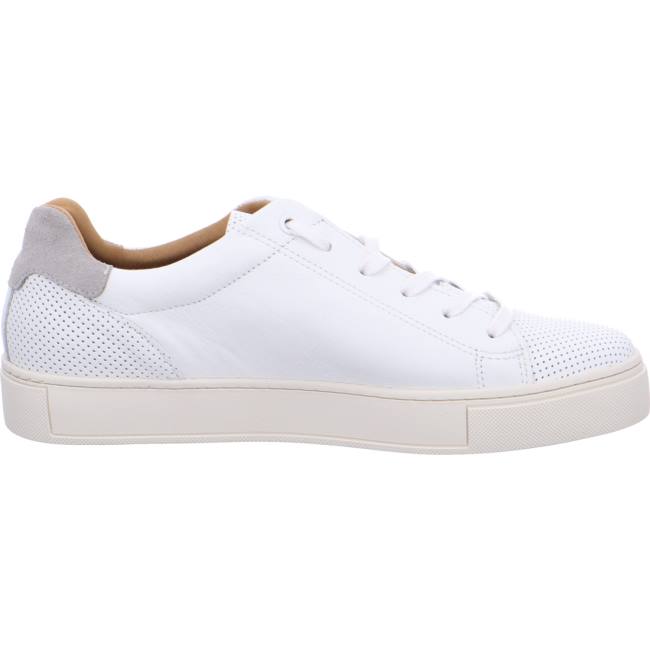 White Ara Shoes Hampard Men's Sneakers | ARA760KSB