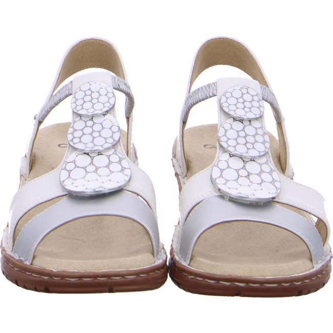 White Ara Shoes Hawaii Argento Women's Sandals | ARA026OFS