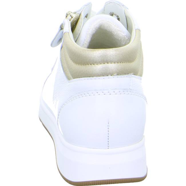 White Ara Shoes High Top Rom Women's Sneakers | ARA279ZWN