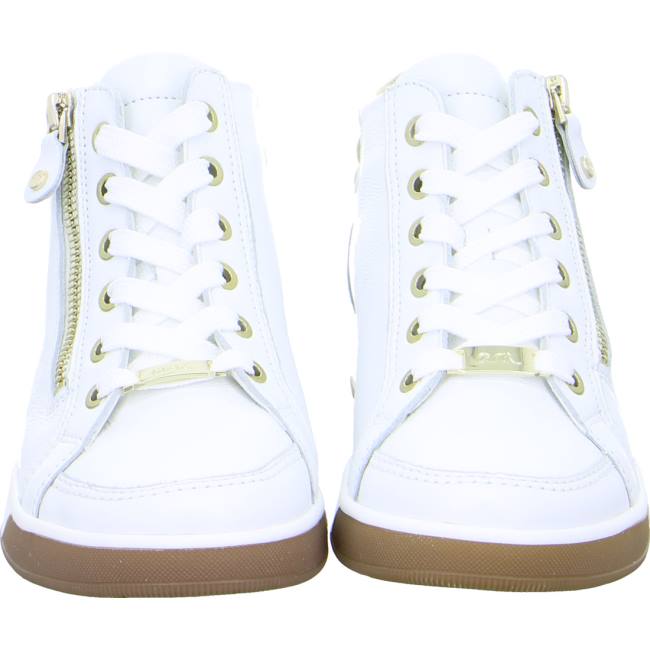 White Ara Shoes High Top Rom Women's Sneakers | ARA279ZWN