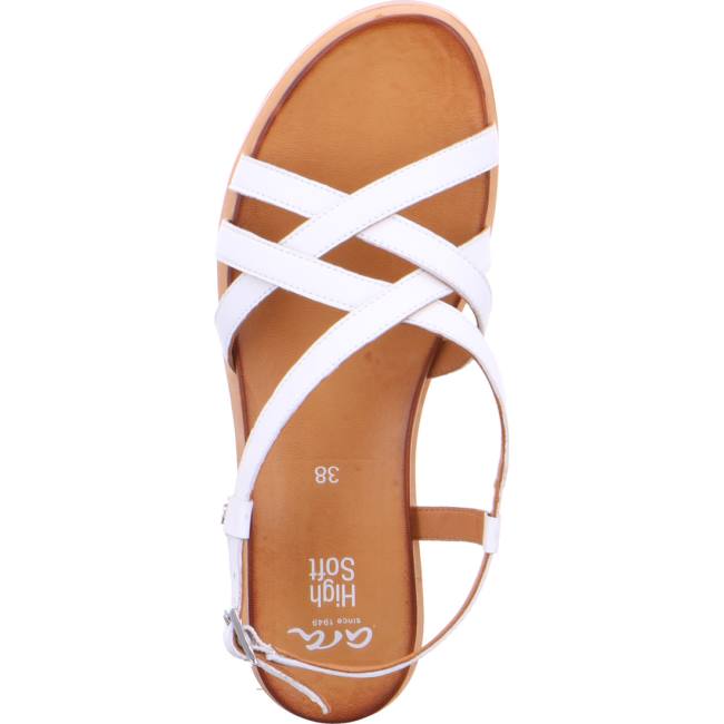 White Ara Shoes Kent Women's Sandals | ARA690OAQ