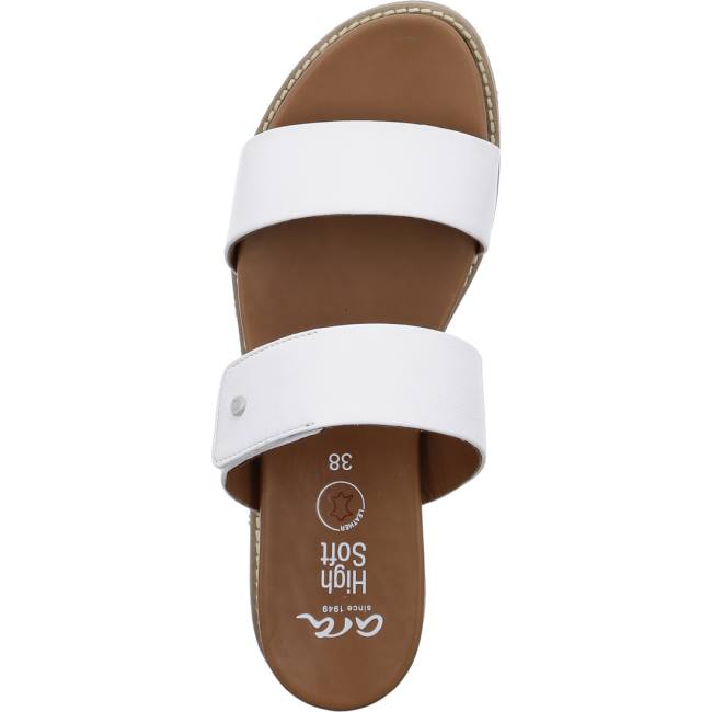 White Ara Shoes Kos Women's Mules | ARA024EFC