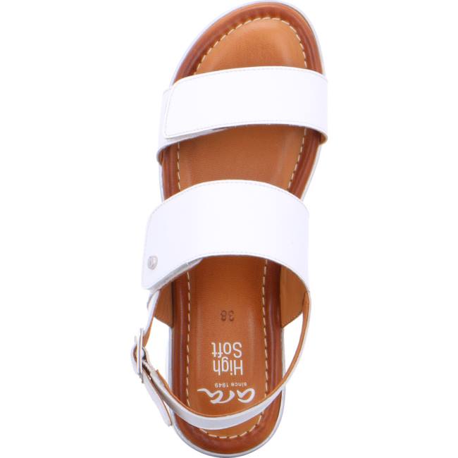 White Ara Shoes Kreta Women's Sandals | ARA468EQJ