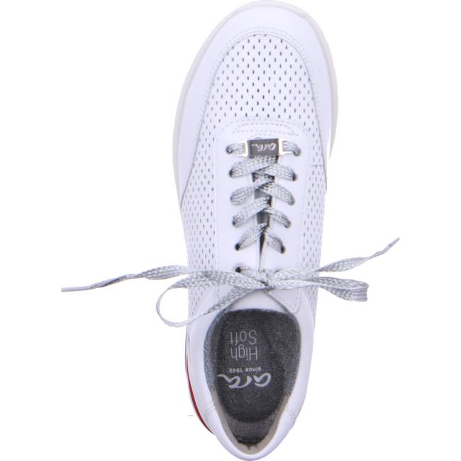 White Ara Shoes Lace-ups Neapel Women's Sneakers | ARA208YGB