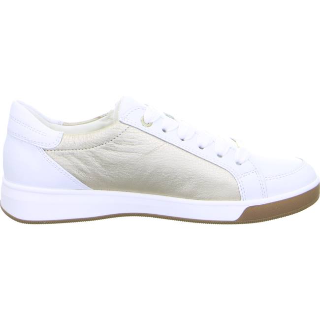 White Ara Shoes Lace-ups Rom Platinum Women's Sneakers | ARA784OFX