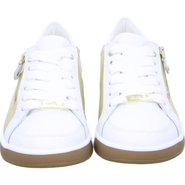 White Ara Shoes Lace-ups Rom Platinum Women's Sneakers | ARA784OFX