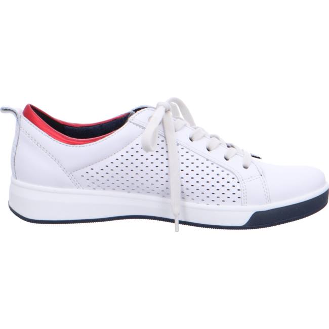 White Ara Shoes Lace-ups Rom Women's Sneakers | ARA652OCS