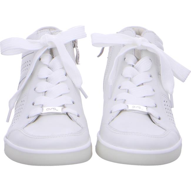 White Ara Shoes Lace-ups Rom Women's Sneakers | ARA719WUT