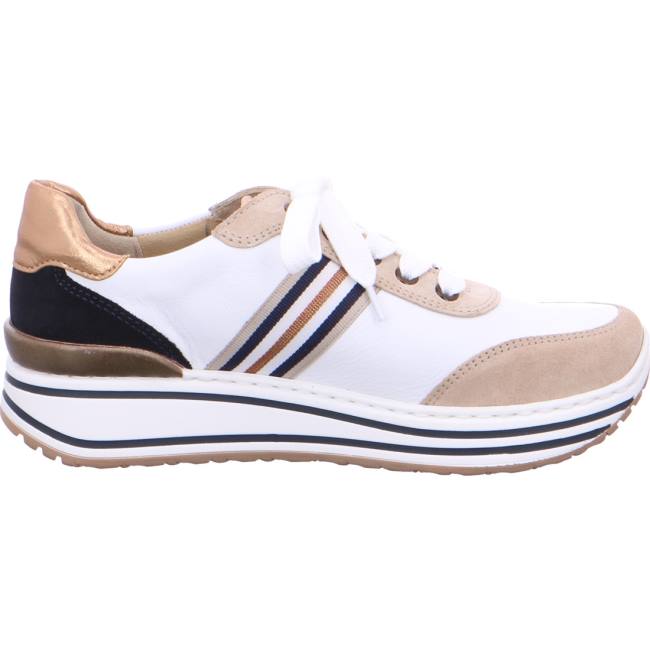 White Ara Shoes Lace-ups Sapporo Women's Sneakers | ARA598XUL