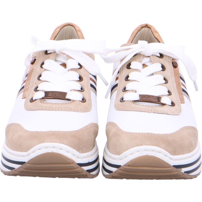 White Ara Shoes Lace-ups Sapporo Women's Sneakers | ARA598XUL