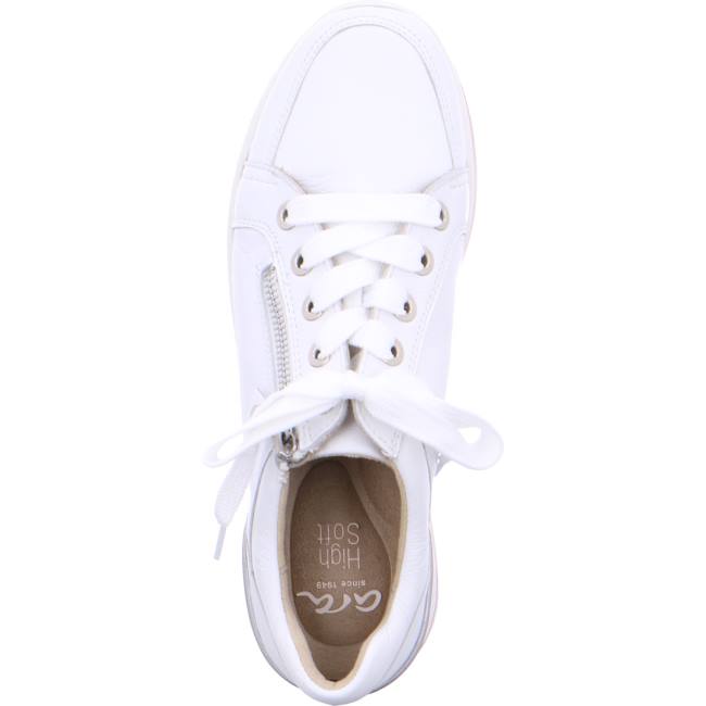 White Ara Shoes Lace-ups Sapporo Women's Sneakers | ARA793PNX