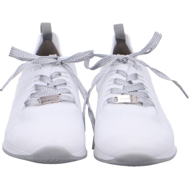 White Ara Shoes Lissabon-silver Women's Sneakers | ARA390KCE