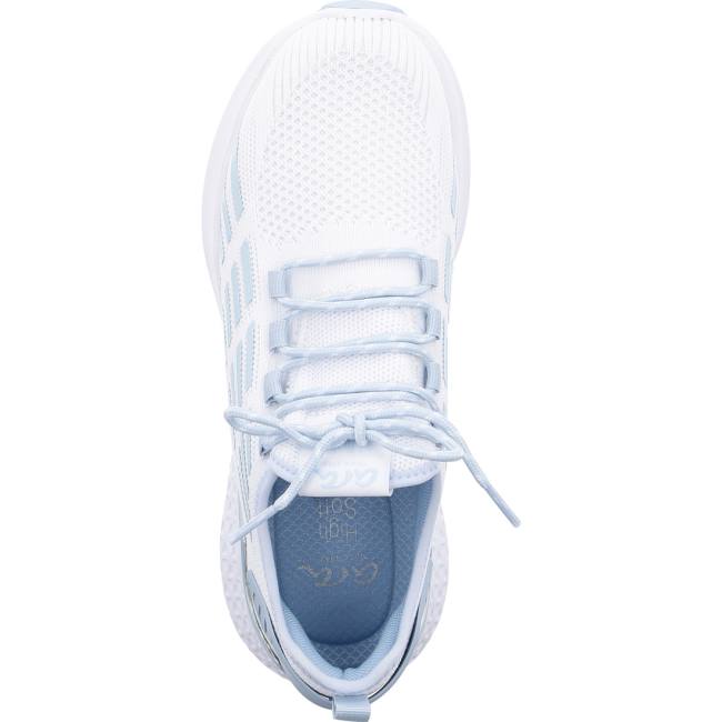 White Ara Shoes Maya Aqua Women's Sneakers | ARA374NKY